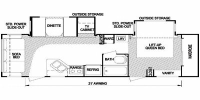 2008 Skyline Aljo 2890 floorplan