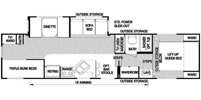 2008 Skyline Aljo 2905 floorplan