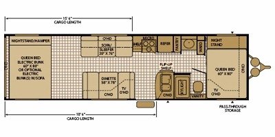 2008 Fleetwood GearBox® 300FS floorplan