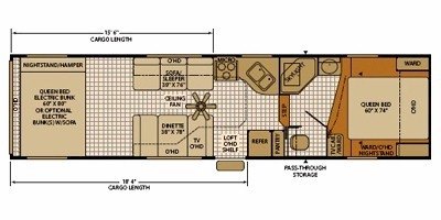 2008 Fleetwood GearBox® 335FS floorplan