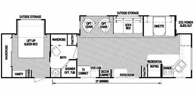 2008 Skyline Aljo 3930A floorplan