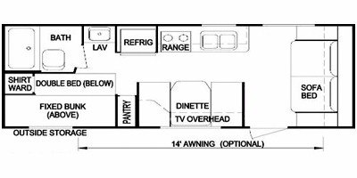 2008 Skyline Aljo Limited 181 floorplan