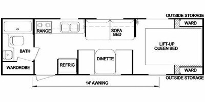 2008 Skyline Aljo Limited 208 floorplan