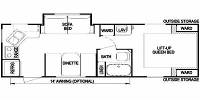 2008 Skyline Aljo Limited 264 North West floorplan