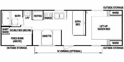 2008 Skyline Aljo Limited 266 North West floorplan