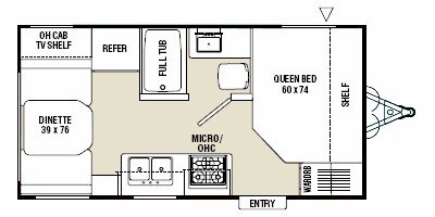 2008 Coachmen Spirit Of America SE 179RDQ floorplan