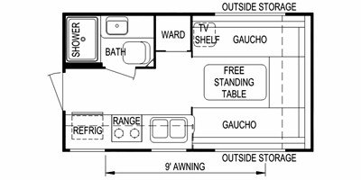 2008 Skyline Aljo Limited 150 floorplan