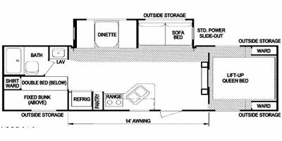 2008 Skyline Aljo Limited 282 floorplan