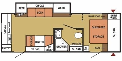 2008 Starcraft ST 2600RKS floorplan