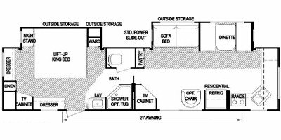 2008 Skyline Aljo Limited 326 North West floorplan