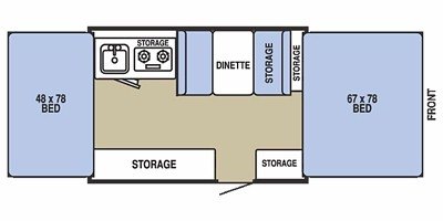 2008 Starcraft RT 10RT floorplan