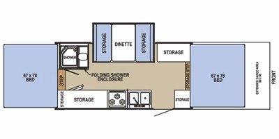 2008 Starcraft RT 36RT floorplan