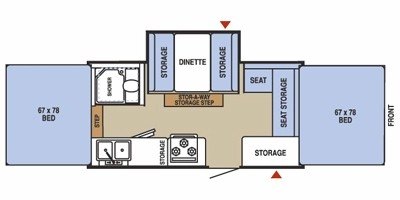 2008 Starcraft Centennial 3608 floorplan