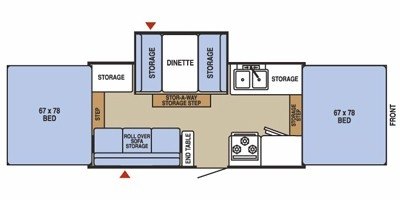 2008 Starcraft Centennial 3610 floorplan