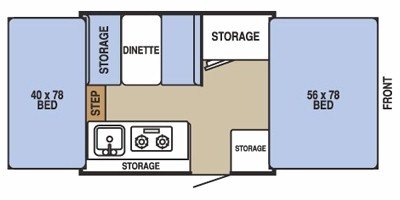 2008 Starcraft Starcraft 1701 floorplan