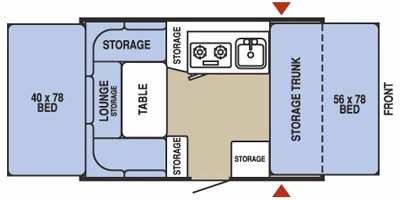 2008 Starcraft Starcraft 1707 floorplan