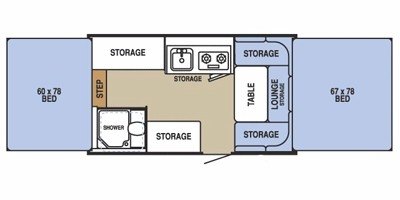 2008 Starcraft Starcraft 2406 floorplan