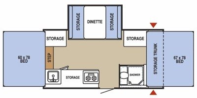 2008 Starcraft Starcraft 2409 floorplan