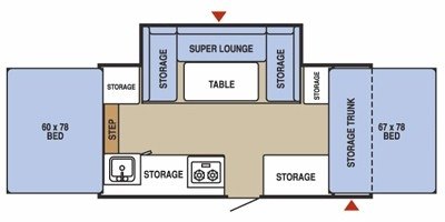 2008 Starcraft Starcraft 2412 floorplan