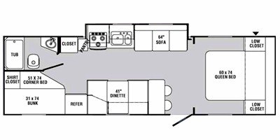 2008 R-Vision Trail-Sport TS27QBSS floorplan