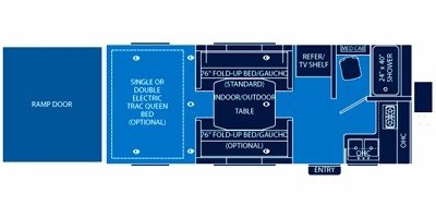 2008 Coachmen Adrenaline Blast 210 MPH floorplan