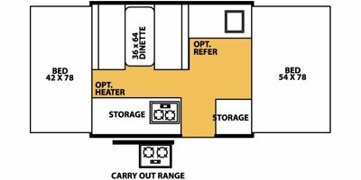 2008 Forest River Flagstaff MAC / LTD 176LTD floorplan