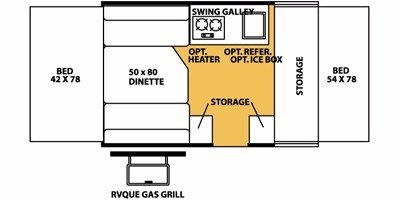 2008 Forest River Flagstaff MAC / LTD 176ST floorplan