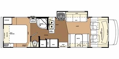 2008 Forest River Sunseeker 3160SS floorplan