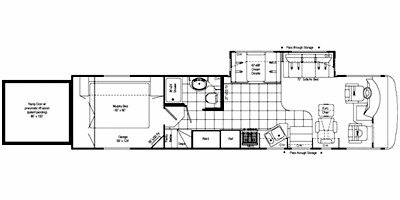 2008 Damon Motor Coach Outlaw 3612 floorplan