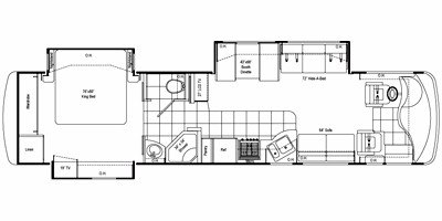 2008 Damon Motor Coach Astoria 3770 floorplan