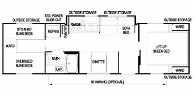 2008 Skyline Nomad Limited XL 292 floorplan