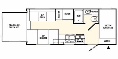 2008 R-Vision Max-Sport MS-21RS floorplan