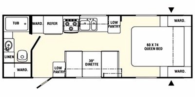 2008 R-Vision Max-Sport MS-23RS floorplan