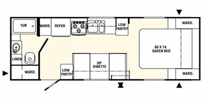 2008 R-Vision Max-Sport MS-23 floorplan