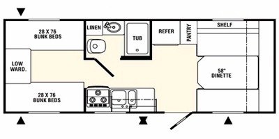 2008 R-Vision Max-Sport MS-23BH floorplan