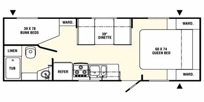 2008 R-Vision Max-Sport MS-25BH floorplan