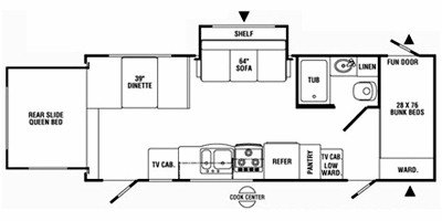 2008 R-Vision Max-Lite ML-24RS floorplan