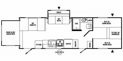 2008 R-Vision Max-Lite ML-28RS floorplan