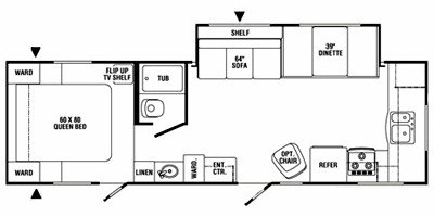 2008 R-Vision Max-Lite ML-28FK floorplan