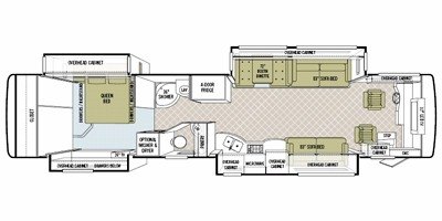 2008 Tiffin Motorhomes Allegro Bus 42 QRP floorplan