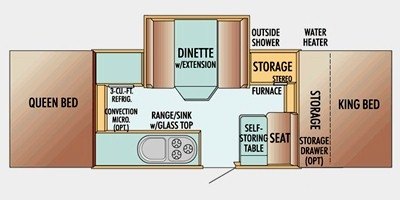 2008 Jayco Select 12 HW floorplan