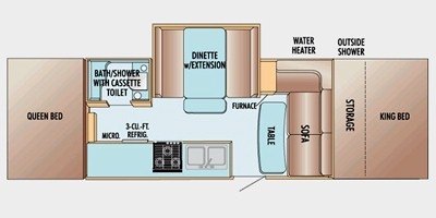 2008 Jayco Select 14 HW floorplan