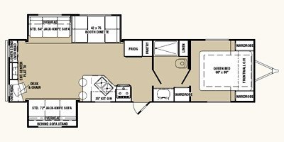 2008 R-Vision Super Sport SS-32RLS floorplan