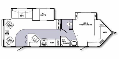 2008 R-Vision Trail-Bay V-Series TB30RLV floorplan