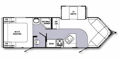 2008 R-Vision Trail-Bay V-Series TB27DSV floorplan