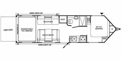 2008 R-Vision Boogie Box BB-260FQB floorplan