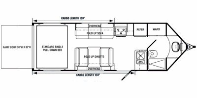 2008 R-Vision Boogie Box BB-230FB floorplan