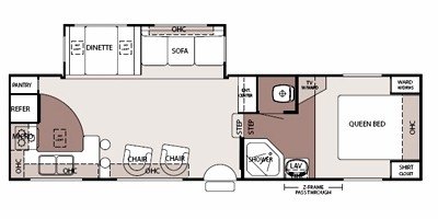 2008 Forest River Cherokee Lite 285K floorplan