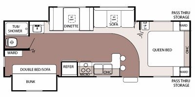 2008 Forest River Cherokee Lite 28A+ floorplan