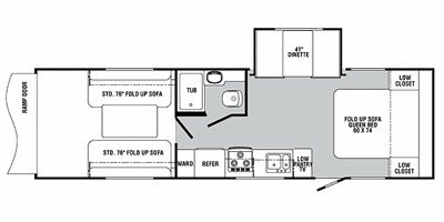 2008 R-Vision Dodge RV's D300 floorplan